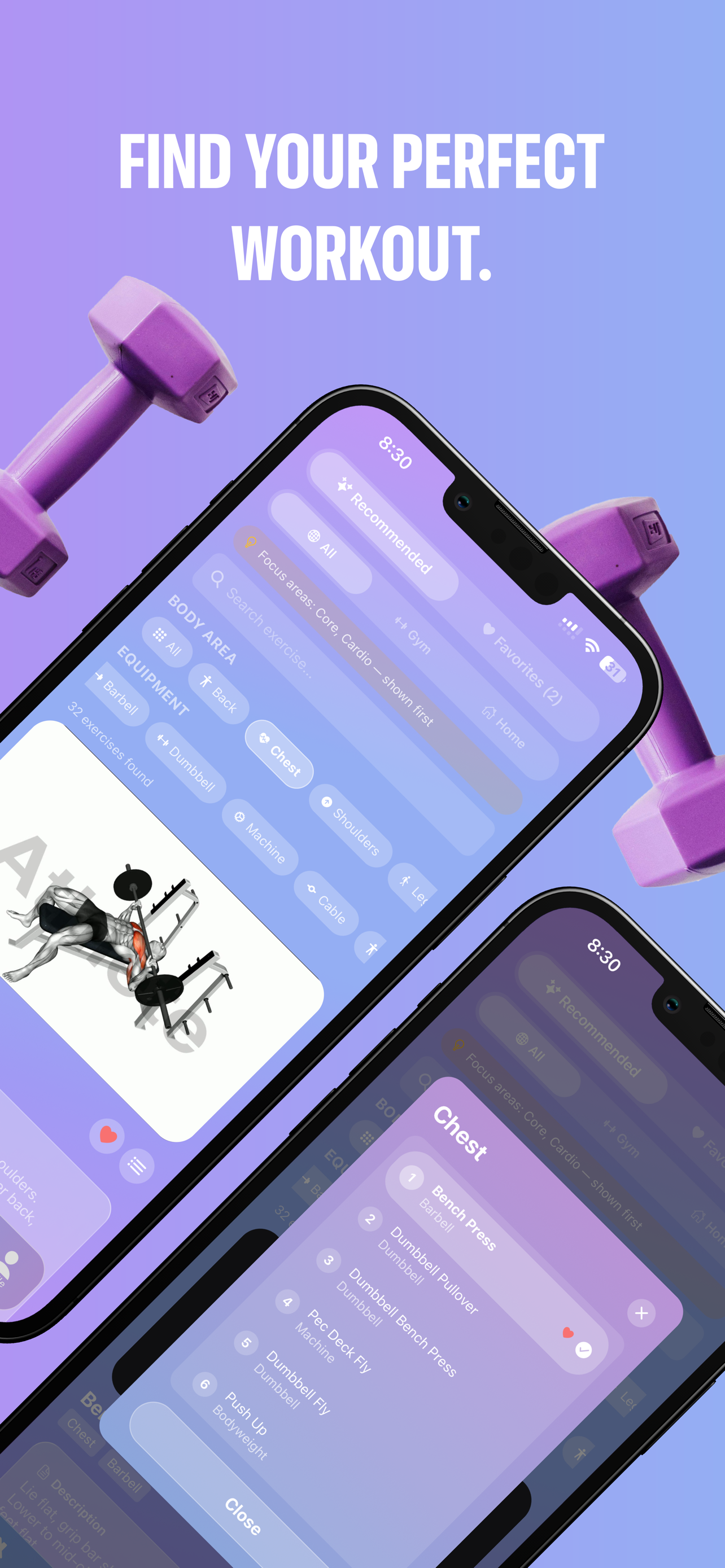 Find your perfect workout